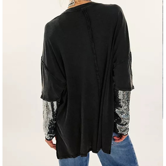 Nellie Sequin Twofor Tee Top Size Xs - Picture 9 of 13